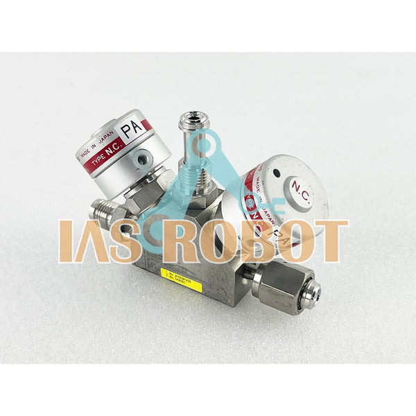 Fujikin N.C. Type Diaphragm Valve Block