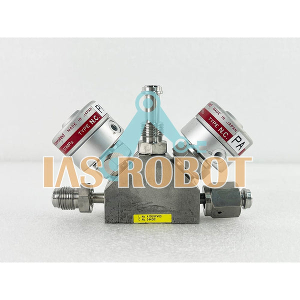 Fujikin N.C. Type Diaphragm Valve Block