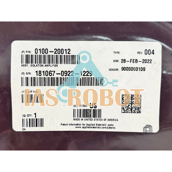 AMAT 0100-20012