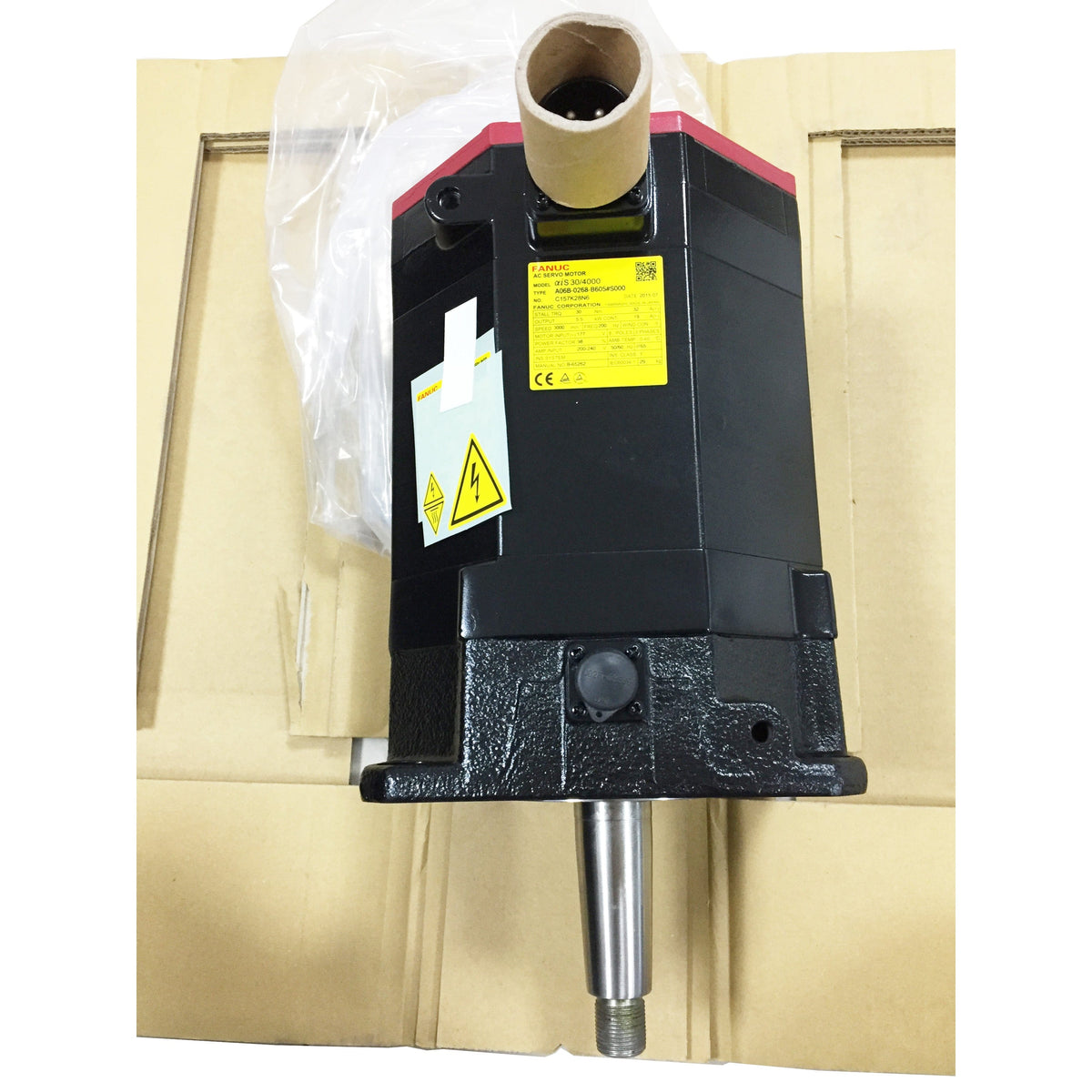 Fanuc Robotics A06B-0268-B605#S000 aiS 30/4000 Servo Motor