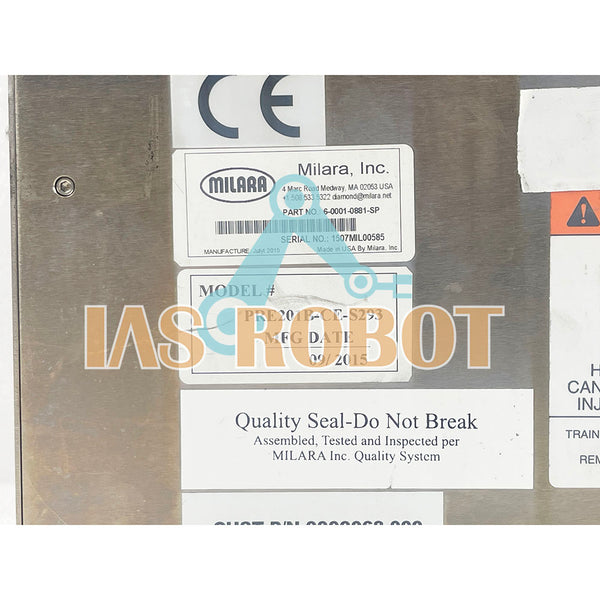 Brooks Automation & Milara PRE201B-CE-S293