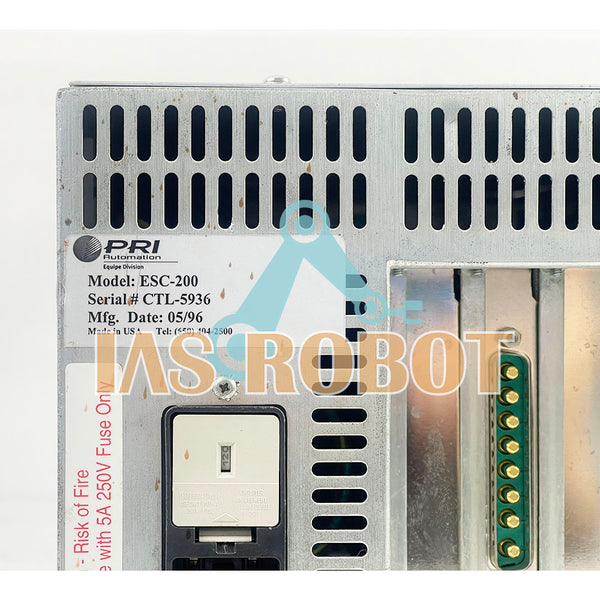PRI Automation & Equipe Technologies ESC-200