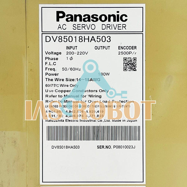 Panasonic DV85018HA503