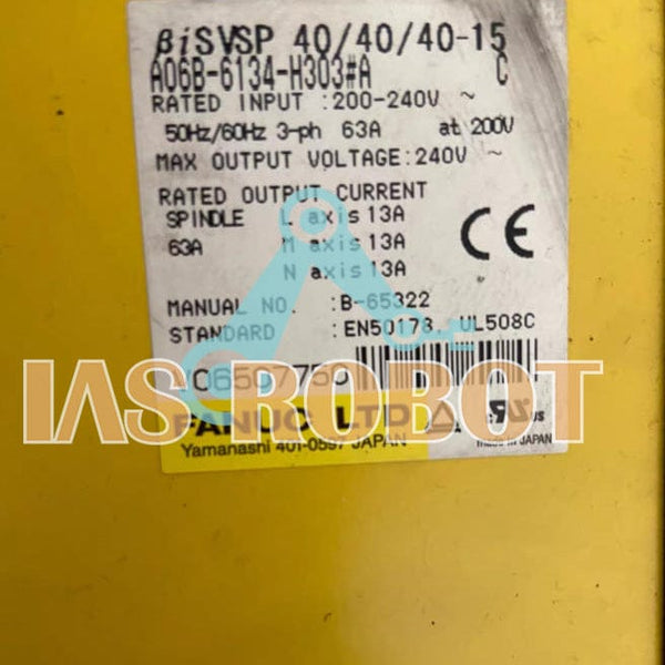 Fanuc Robotics A06B-6134-H303#A