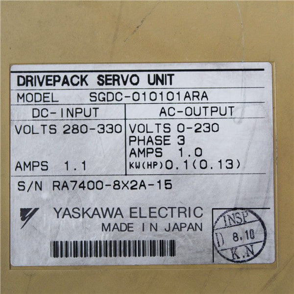 Yaskawa Robot SGDC-010101ARA
