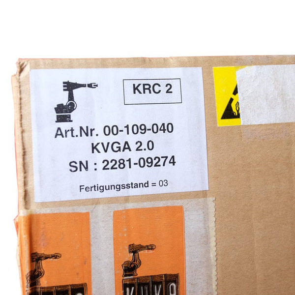 Kuka Robot 00-109-040 KVGA 2.0-00-109-040 KCP-VGA/2.0-00-109-040