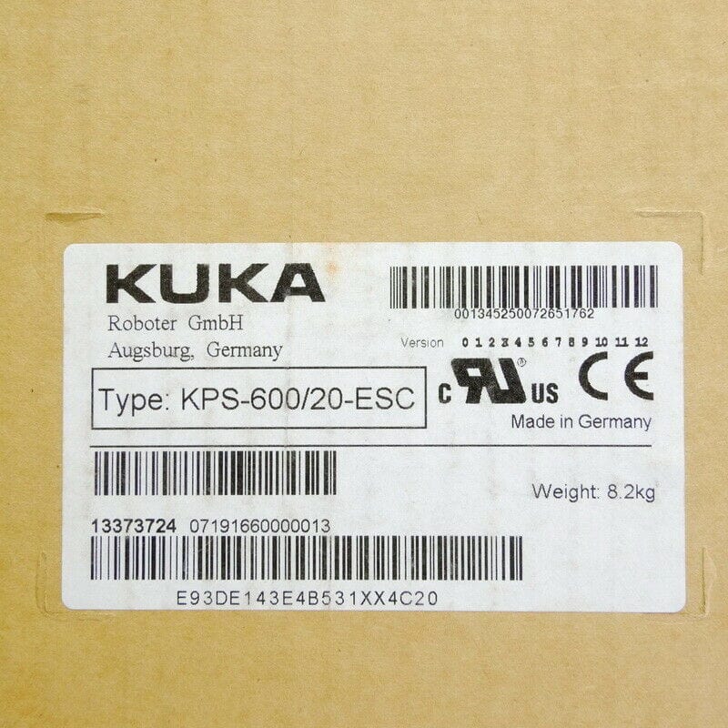 Kuka Robot KPS-600/20-ESC 00-134-525